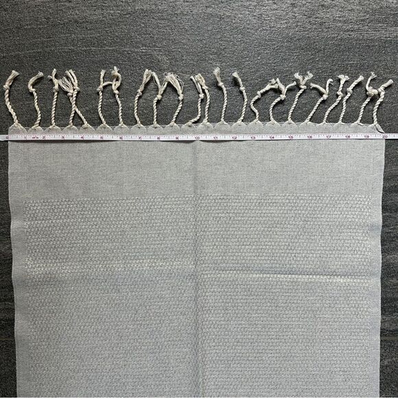 NEW Turkish Peshkir Kitchen Dish Tea Hand Towel Peshtemal 100% Cotton Light Gray - Picture 7 of 10